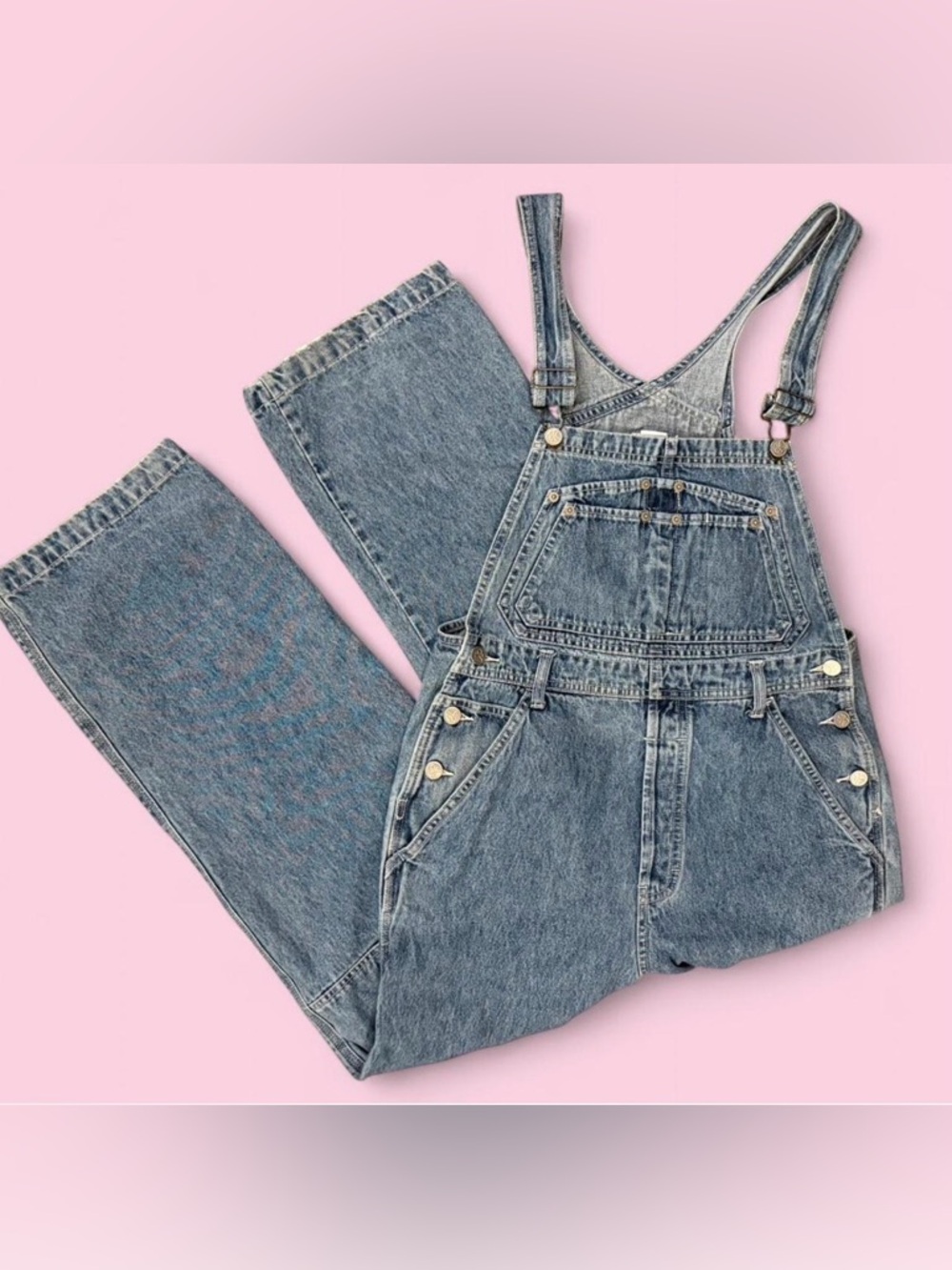 vintage 90s calvin klein jeans denim carpenter overalls size S